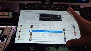 Djay Pro on a Mac Touchscreen