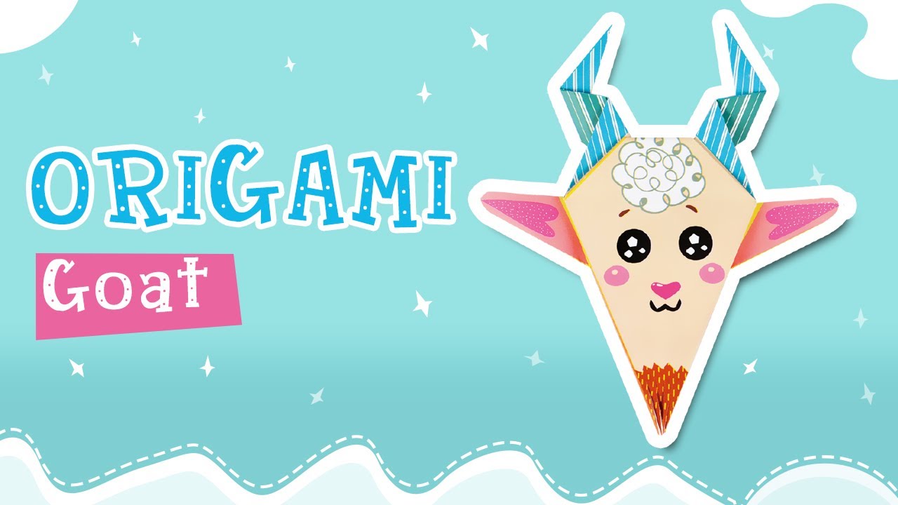 58. OPRET ORIGAMI GOAT - One Sheet | No Tape | No Glue