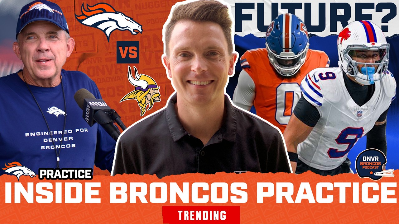 Broncos vs Vikings Preseason Line-Up Update, Cooper & Rapp Future & More | Inside Practice