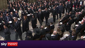 World leaders come together for Queen Elizabeth's funeral