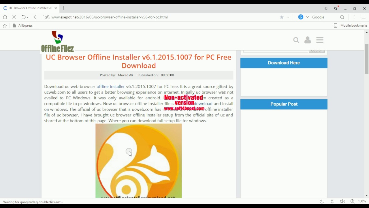 download uc browser offline installer for pc - YouTube