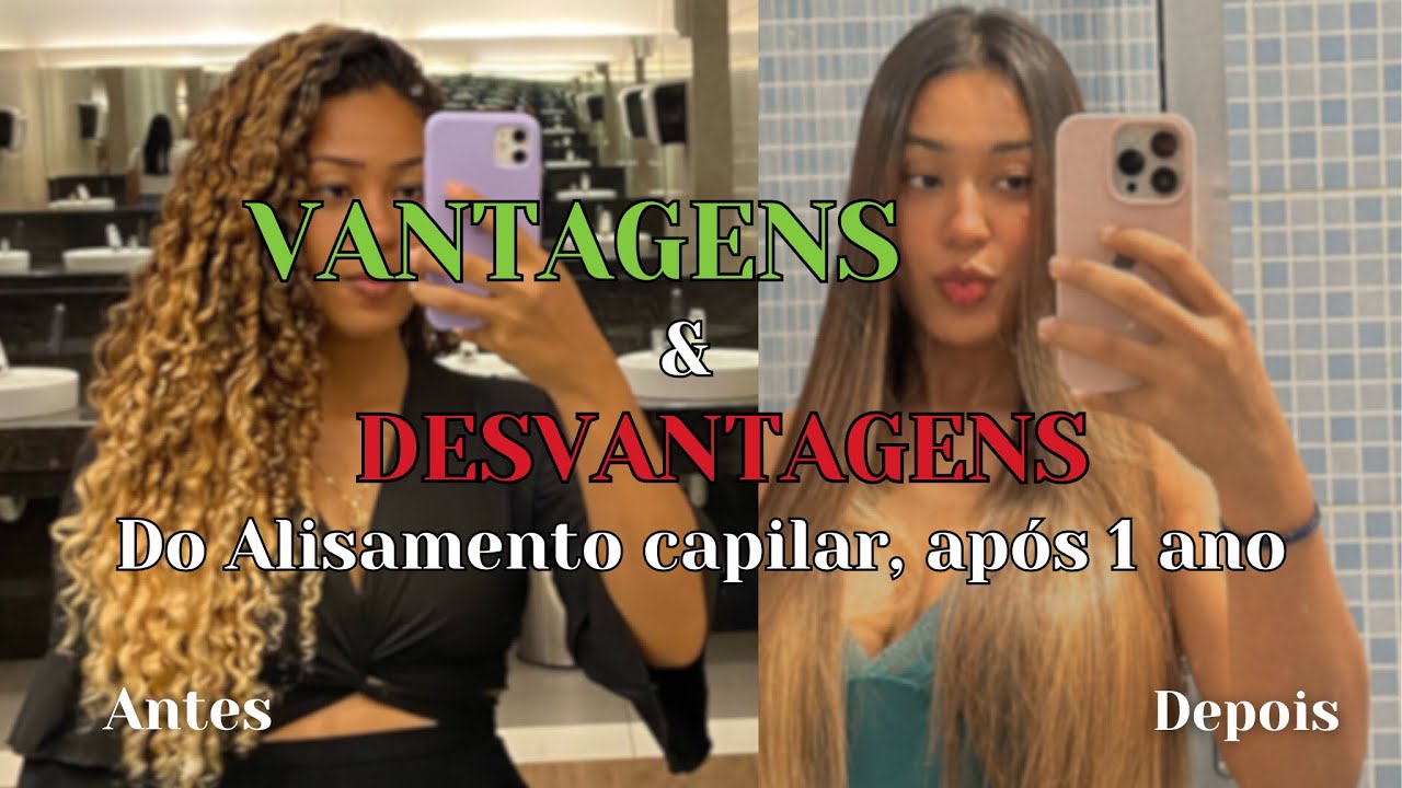 VANTAGENS E DESVANTAGENS DE ALISAR O CABELO!!!!