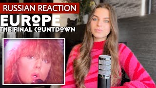 RUSSIAN Reacts to Europe “The Final Countdown ” | FIRST TIME music reaction