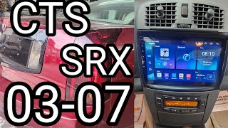 Cadillac CTS 03-07 Android Apple CarPlay Tesla screen install