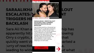 #SaraAliKhan & Orry's Fallout Escalates: Viral Comment Triggers Heated Online Backlash