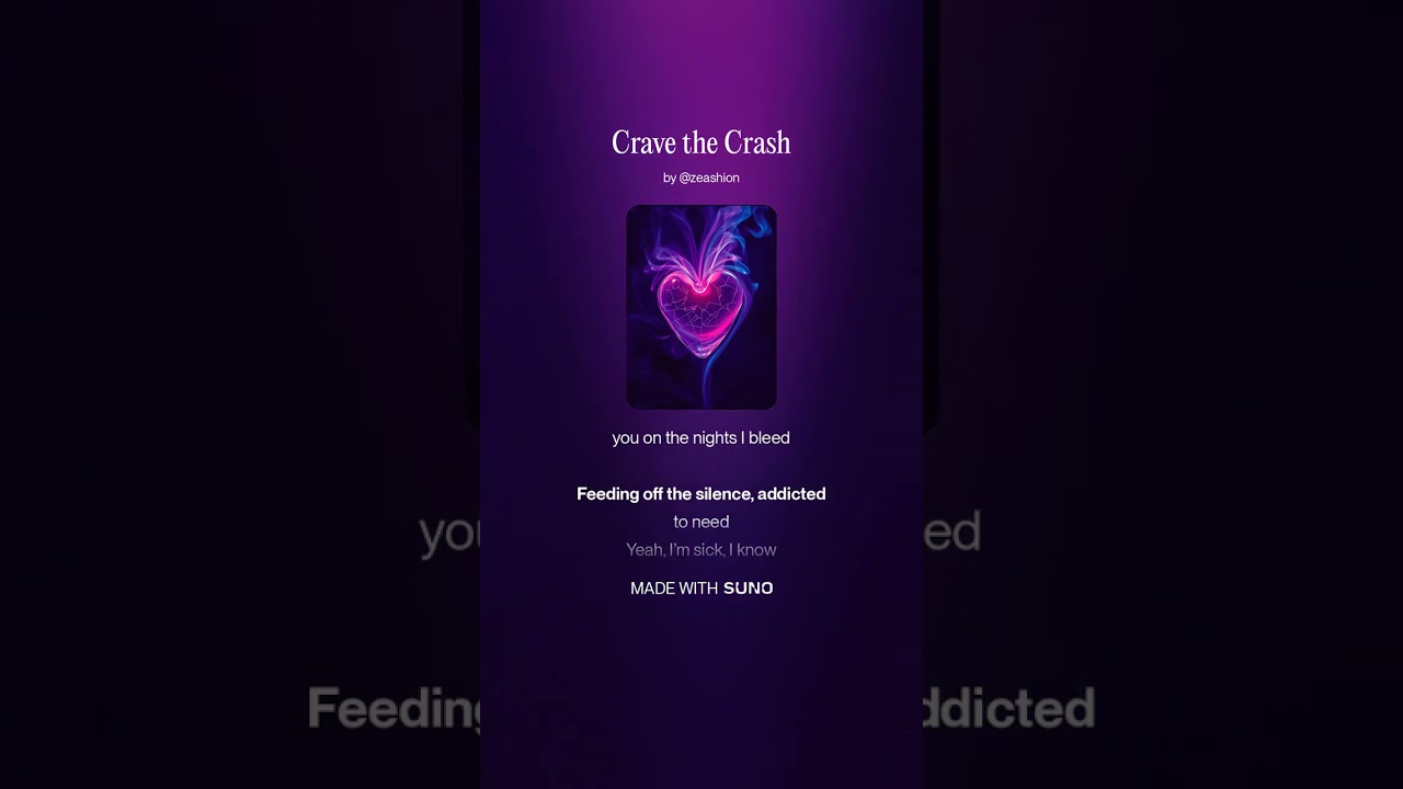 HIISOULZ - Crave the Crash – Dark Pop Breakup Anthem (Official Audio)