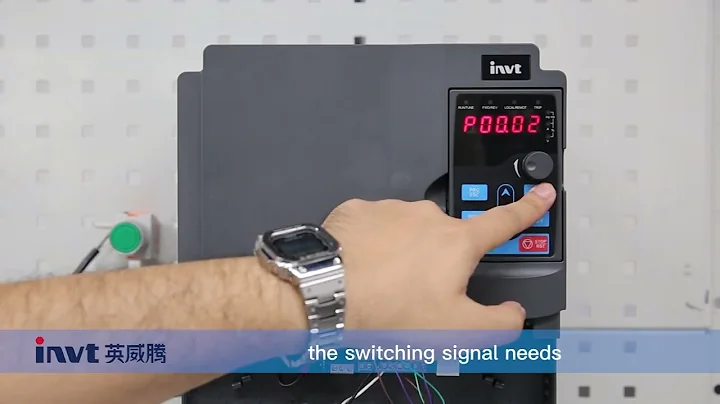 How to set the parameters of the VFD start-stop command and start-stop command switching