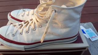 Review Converse All star Timeline J VTG hi 1950 made in japan