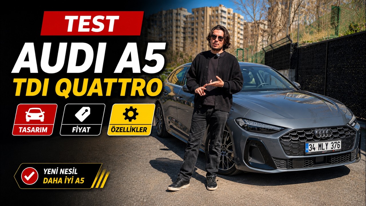 Test : Audi A5 TDI Quattro. I Artıları ve eksileriyle Audi A5 hakkında her şey videomuzda