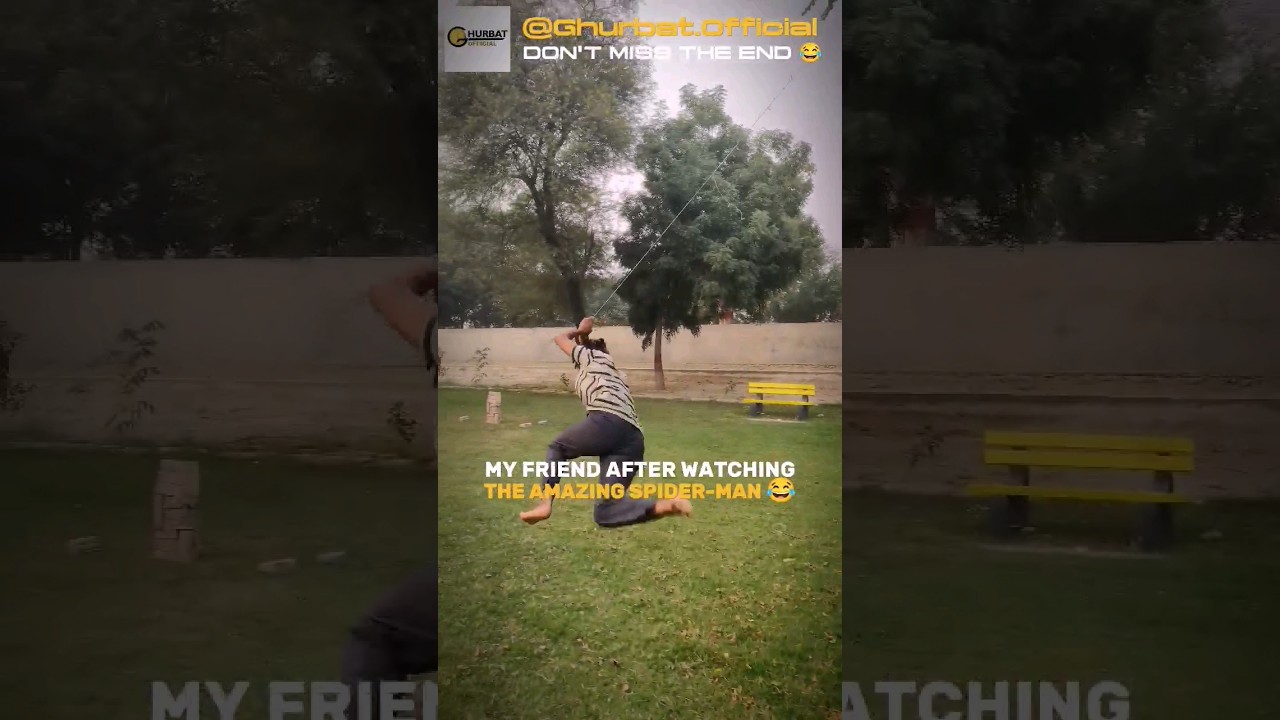 Desi Spiderman 😅 | Ghurbat.Official 