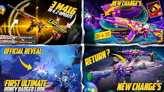 🤯 3 New M416 Skin In 4.2 Update | M416 New Change And Honey Badger  Official Reveal M7 Change |PUBGM screenshot 1