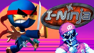 The Pinnacle of High Octane Ninja Action - I-Ninja (PS2)