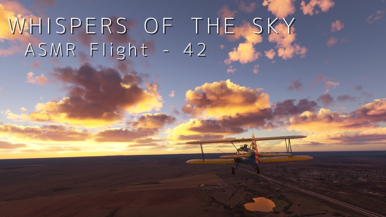 ASMR Flight | Stearman Model 75 over Stratton Route 70, Colorado (No Commentary) //42
