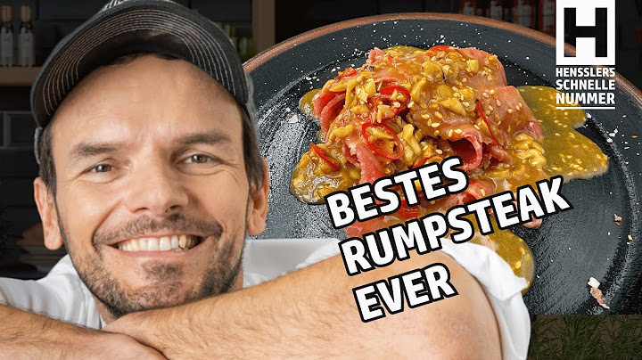 Quick rump steak à la "it doesn't get any better today" recipe by Steffen Henssler