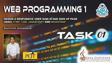 Web Programming 1 | Task 1 | Java Institute | Bhathiya Jayasinghe