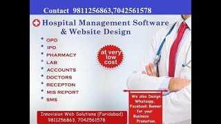 Hospital Management Software -- Contact 9811256863