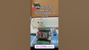 ESP32: Serial Input LED Blink rate programmed w/Arduino IDE #STEM #Engineering #Professor #Students