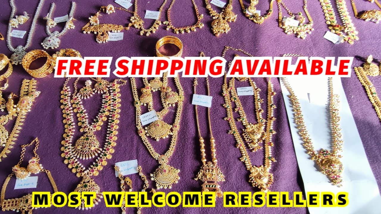 Bangalore Wholesale Rold Gold Jewellers/Single Courier AVL Free