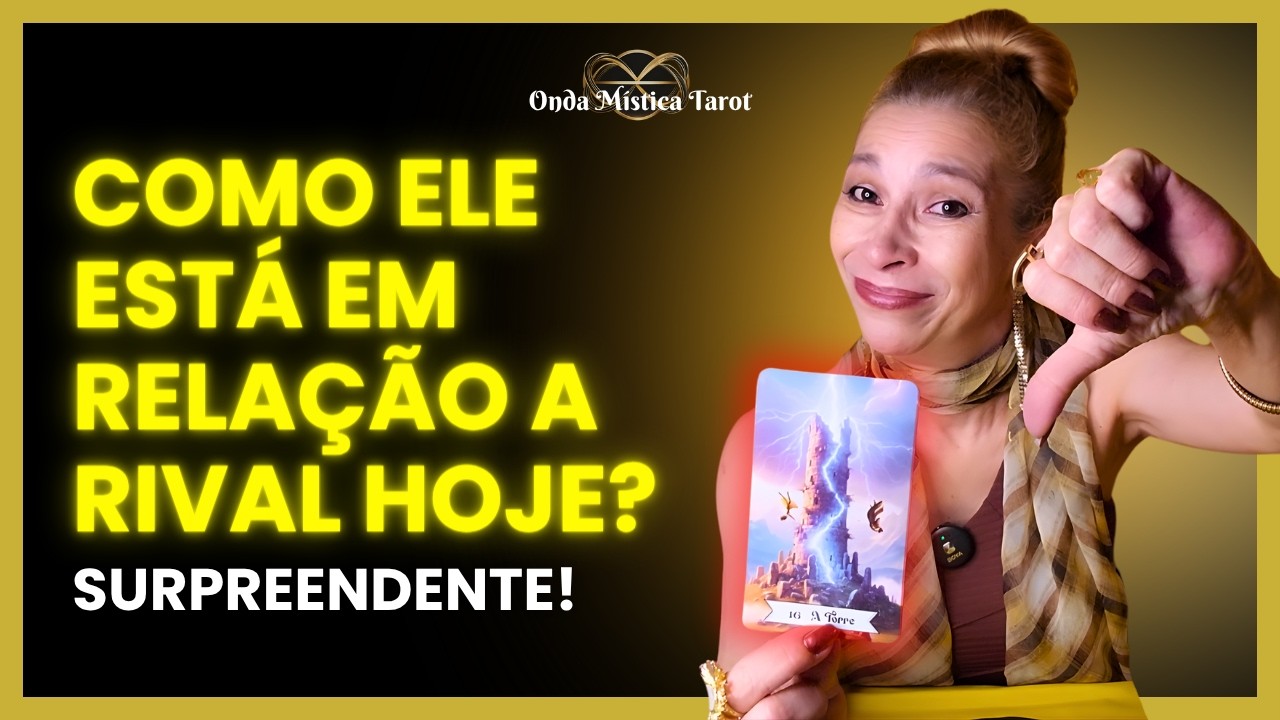 COMO ELE ESTÁ EM RELAÇÃO A RIVAL HOJE? 