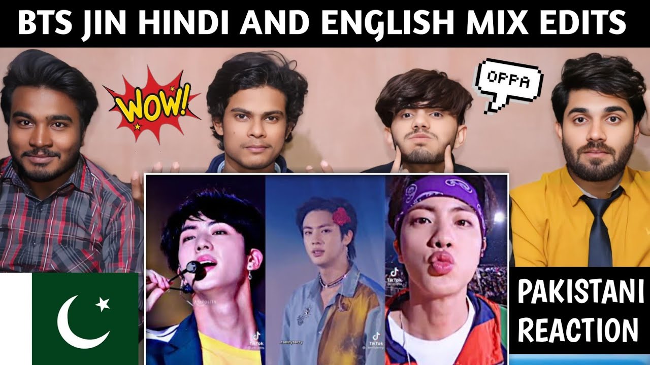 Bts Jin Mix Edits 2024 - Pakistani Reaction - Abaid Official - YouTube