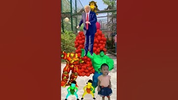 Thumbnail of dance again with Hulk and friends in #shortsvideo #shorts