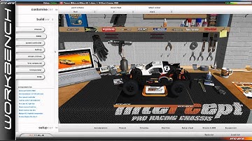 VRC PRO car set up and track select