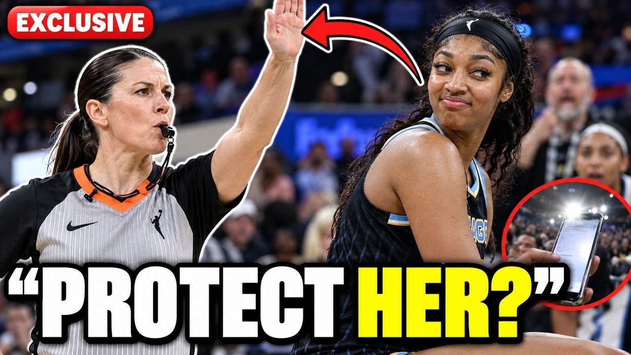 The referees tried everything to save Angel Reese then fans noticed ...