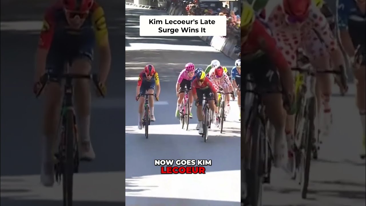 Kim Le Court Battles To Stunning Tour de France 2026 Femmes Stage 6 Win