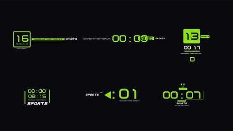 Countdown Timer Toolkit V37 | After Effects Template