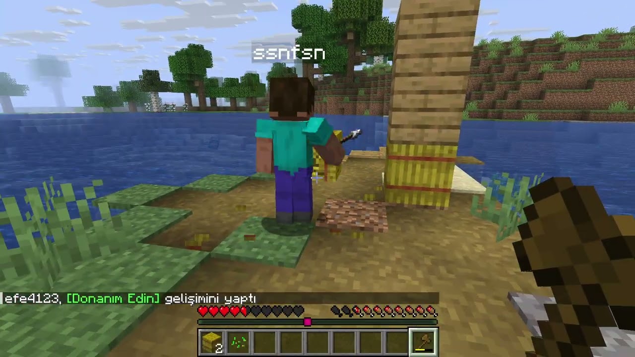 Minecraft modsuz survival 1.bölüm