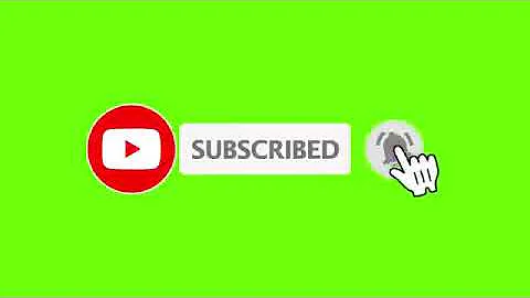 GREEN SCREEN SUBSCRIBE AND NOTIFICATION BELL