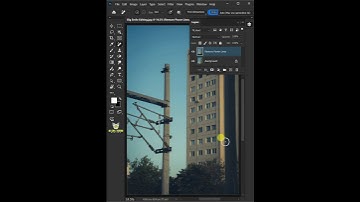 Quickest Way To Remove IMPOSSIBLE Power Lines - Photoshop Tutorial