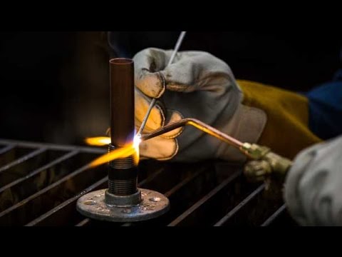 Workshop Electrical : Oxy Acetylene Welding Project - YouTube