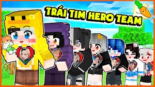 Kamui Và Sammy Thử Thách Khám Phá TRÁI TIM Các Thành Viên Hero Team Trong Minecraft