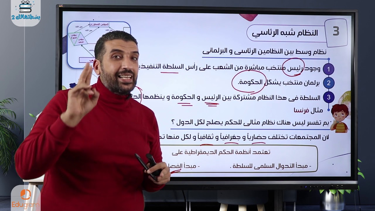 النظام السياسي والانتخابي | جغرافيا الصف الثالث الثانوي | أحمد سليمان