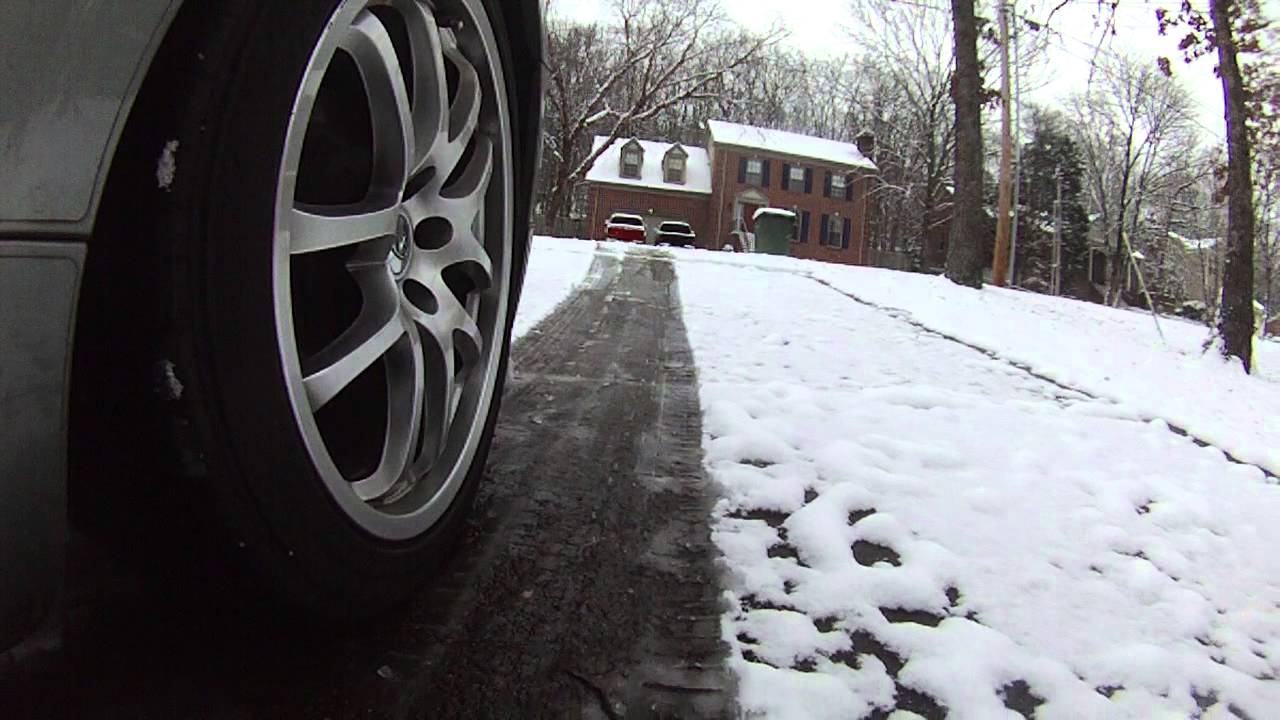 Snow + High Performance Summer Tires = Stay in Garage YouTube