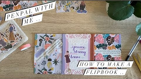 Penpal With Me - Flipbook Process Video 💜