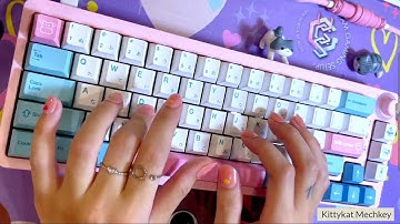 modded TM680 || typing sound test