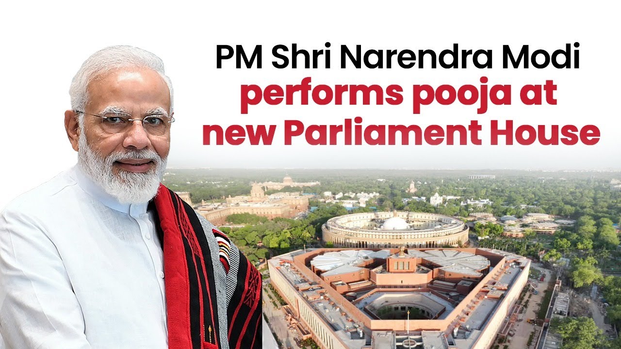 PM Shri Narendra Modi performs pooja at new Parliament House BJP Live