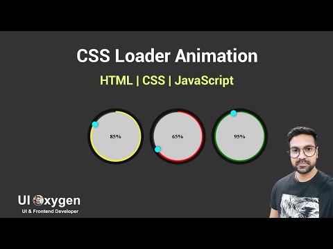 CSS Loader Animation Using HTML CSS and JavaScript Tutorial