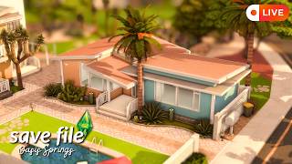 Building in Oasis Springs! The Sims 4 Livestream