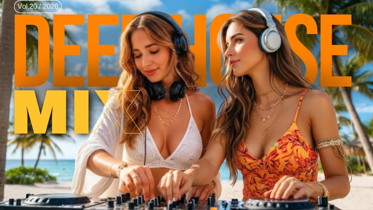 Deep House Sunset Winter Mix 2026 🌴 Tropical Chill House Music 4K