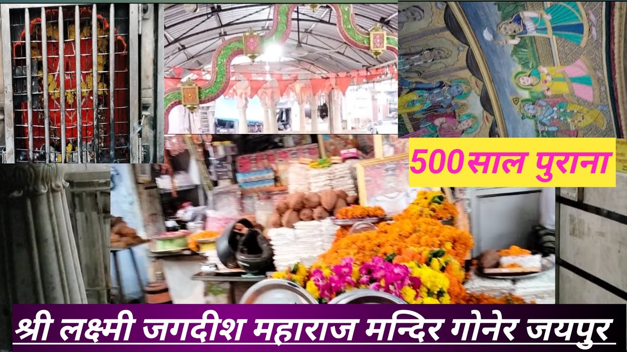श्री लक्ष्मी जगदीश  मन्दिर गोनेर जयपुर !! Shri Jagdish Maharaj mandir goner Jaipur #ramvlogjaipur