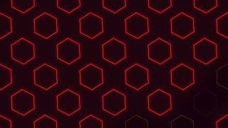 Hexagon Pattern with Neon Light VJ Loop | ROYALTY FREE | 4K