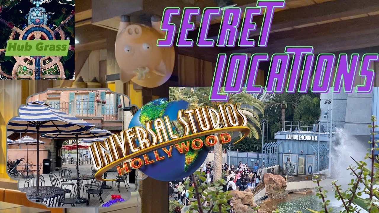 SECRET LOCATIONS in Universal Studios Hollywood! Best Kept Secrets to