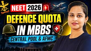 Low NEET Score? Armed Forces Quota / Central Pool MBBS Seats ✅