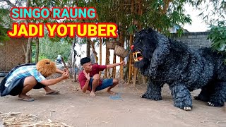 YOTUBER CAN MACANAN SINGO RAUNG || komedi madura