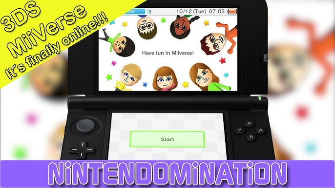 Nintendo Bringing Nintendo Network ID and Miiverse to Nintendo 3DS