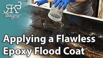 Applying a Flawless Epoxy Flood Coat | RK3 Designs