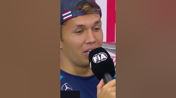 Alex Albon's reaction to Checo Singapore incident | Press conference